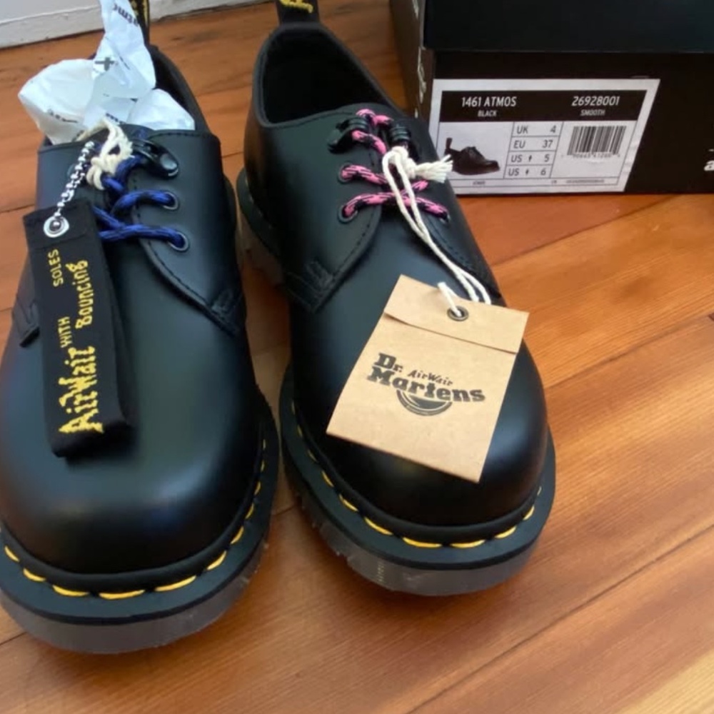 Dr. Marten's 1461 ATMOS LEATHER OXFORD SHOES JAPAN EXCLUSIVE COLLAB with UNITED - Picture 8 of 9